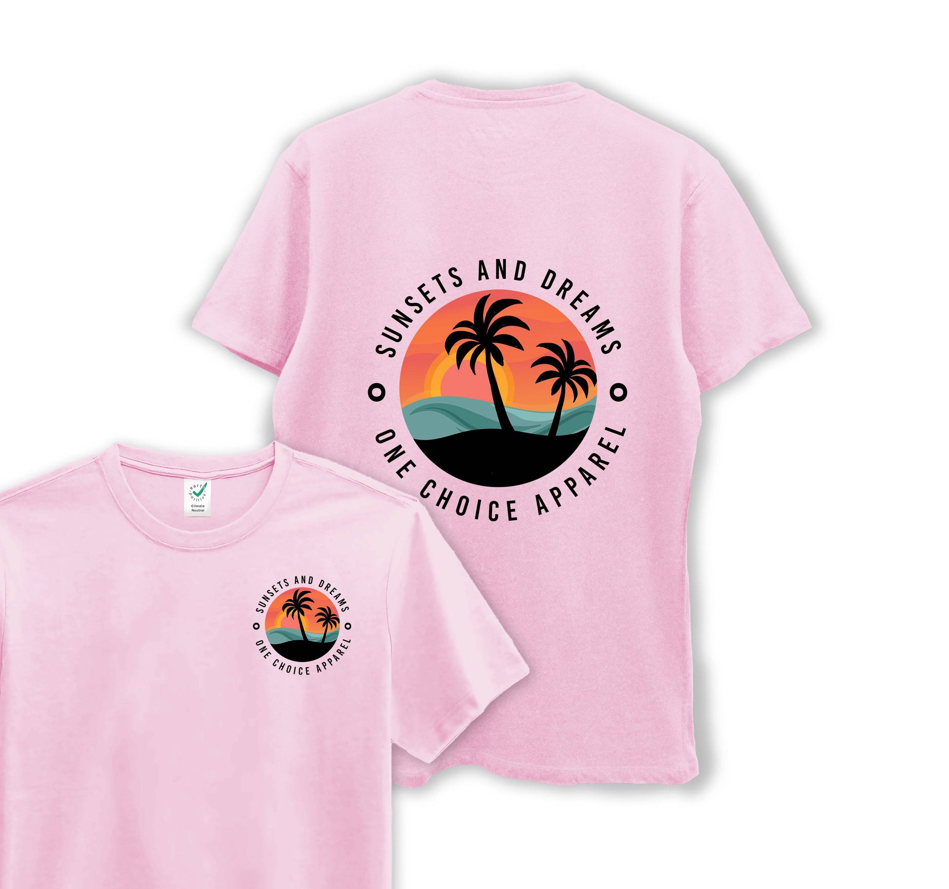 Sunset & Dreams - Organic Cotton Tee - One Choice Apparel