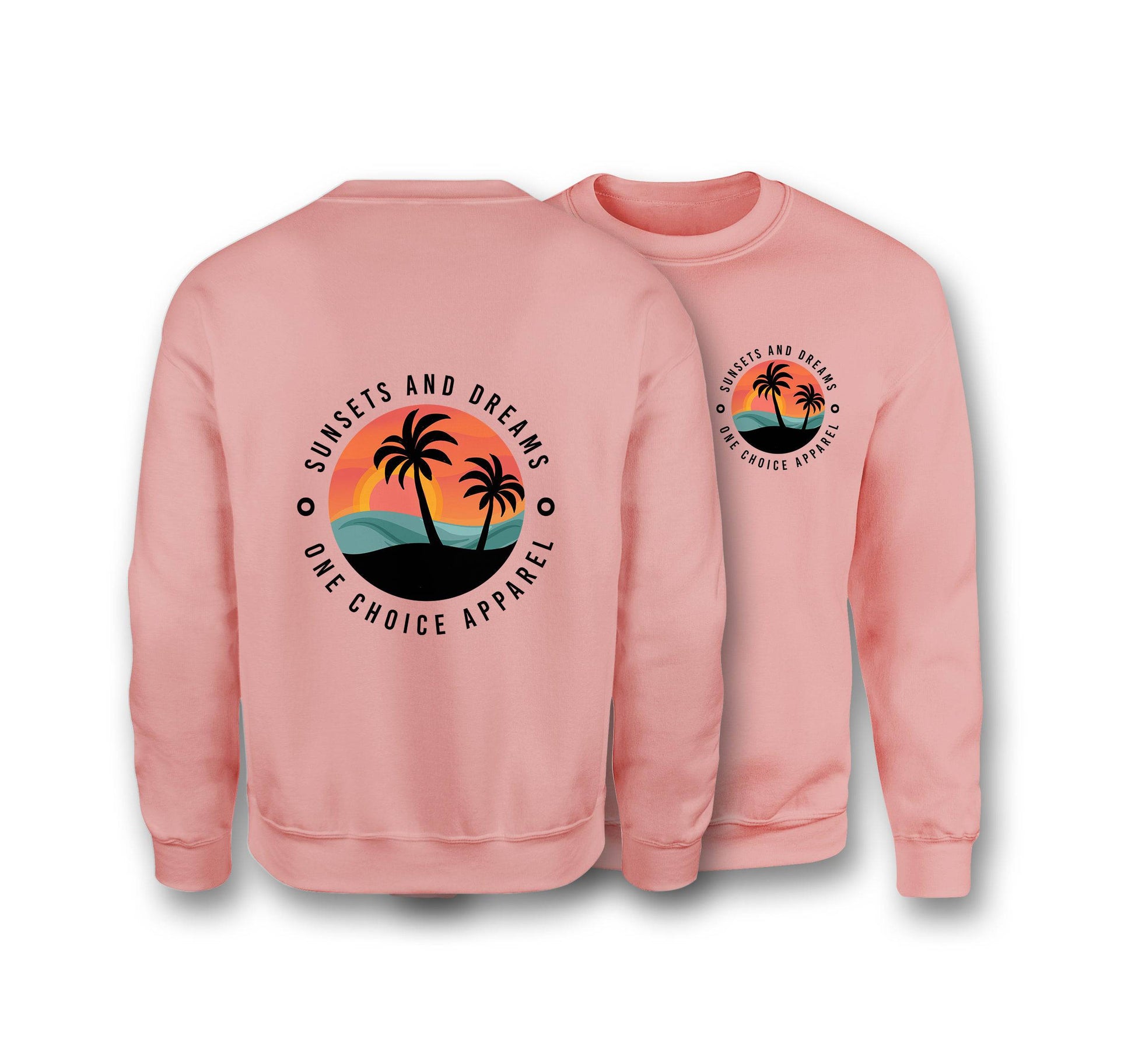 Sunsets & Dreams Sweatshirt - Organic Cotton Sweatshirt - One Choice Apparel