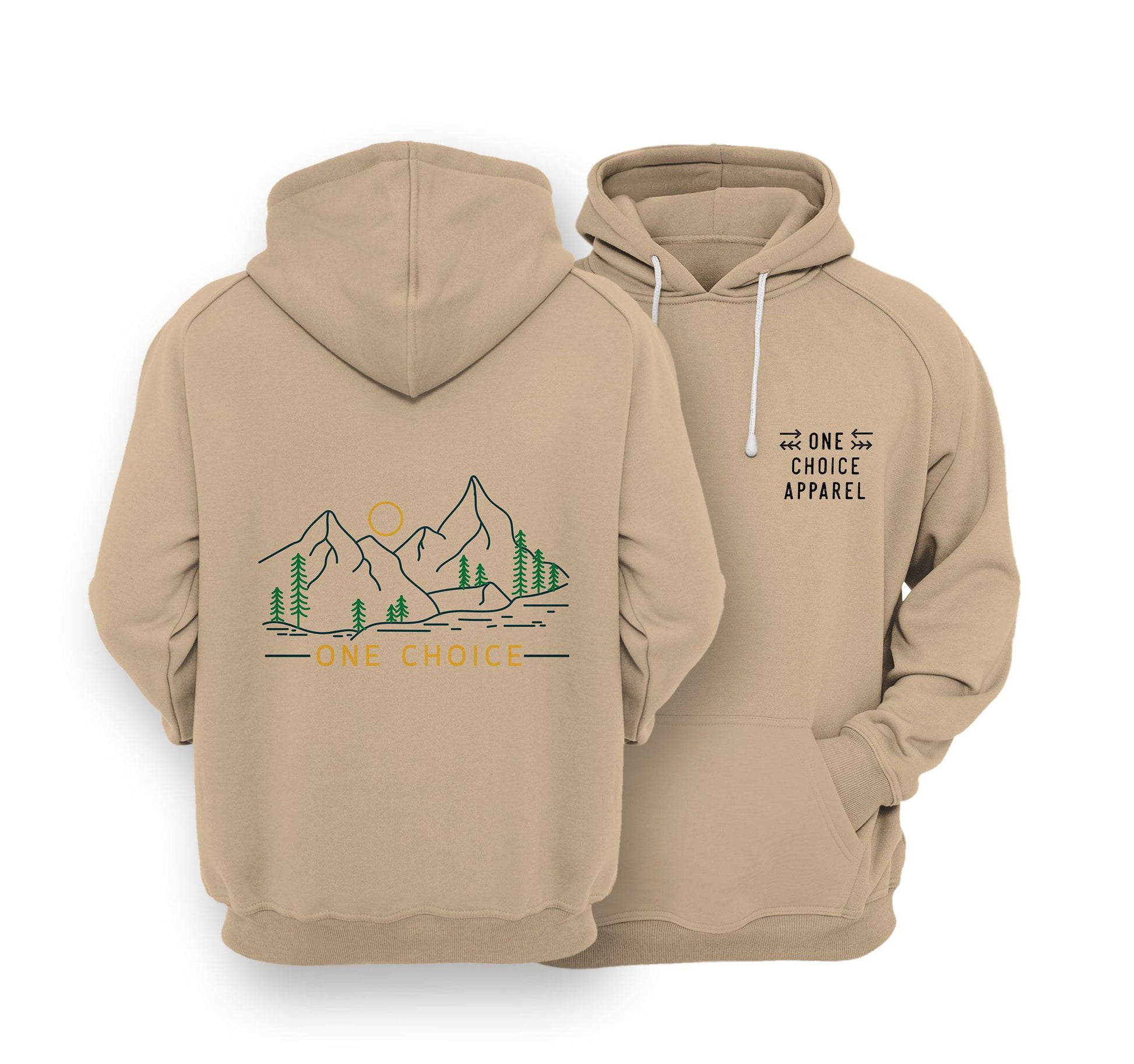 Sustainable Hoodie - Dusk Scene - One Choice Apparel