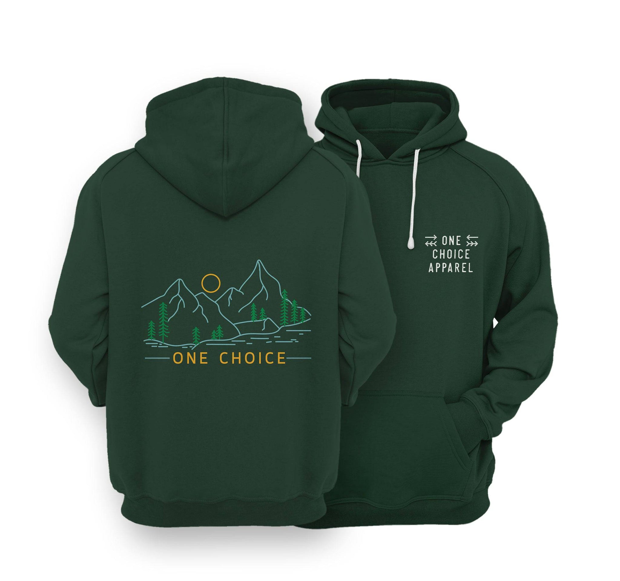 Sustainable Hoodie - Dusk Scene - One Choice Apparel