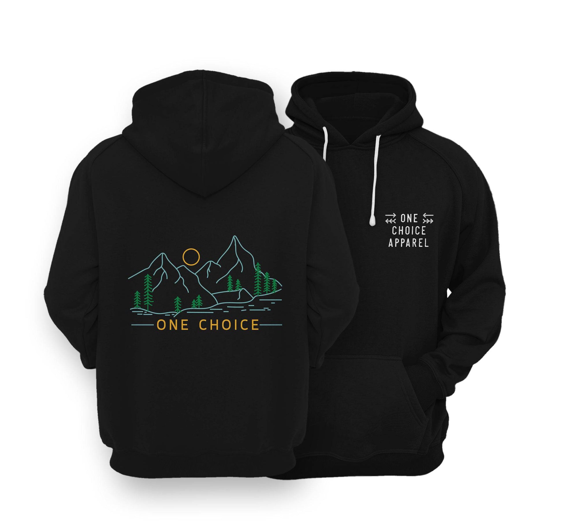 Sustainable Hoodie - Dusk Scene - One Choice Apparel