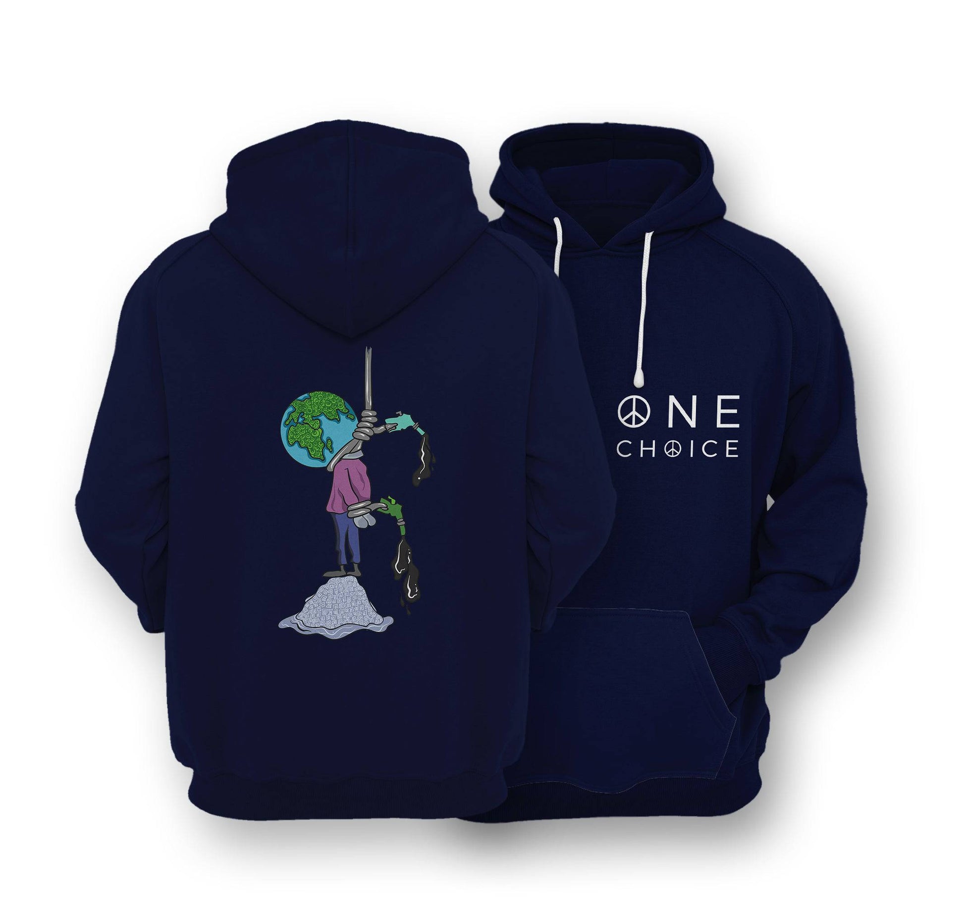 Sustainable Hoodie - Ecocide - One Choice Apparel