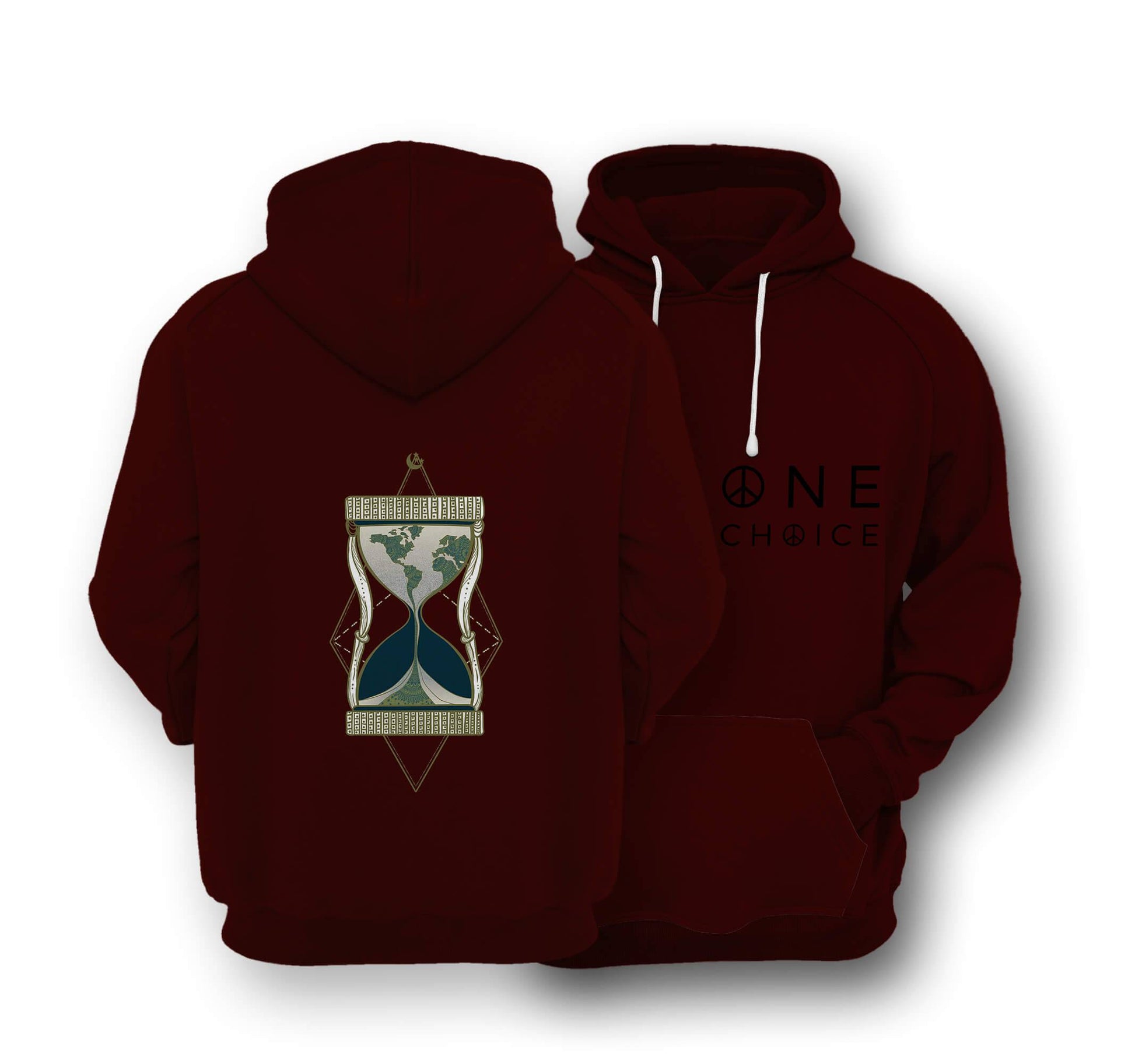 Sustainable Hoodie - Hourglass - One Choice Apparel