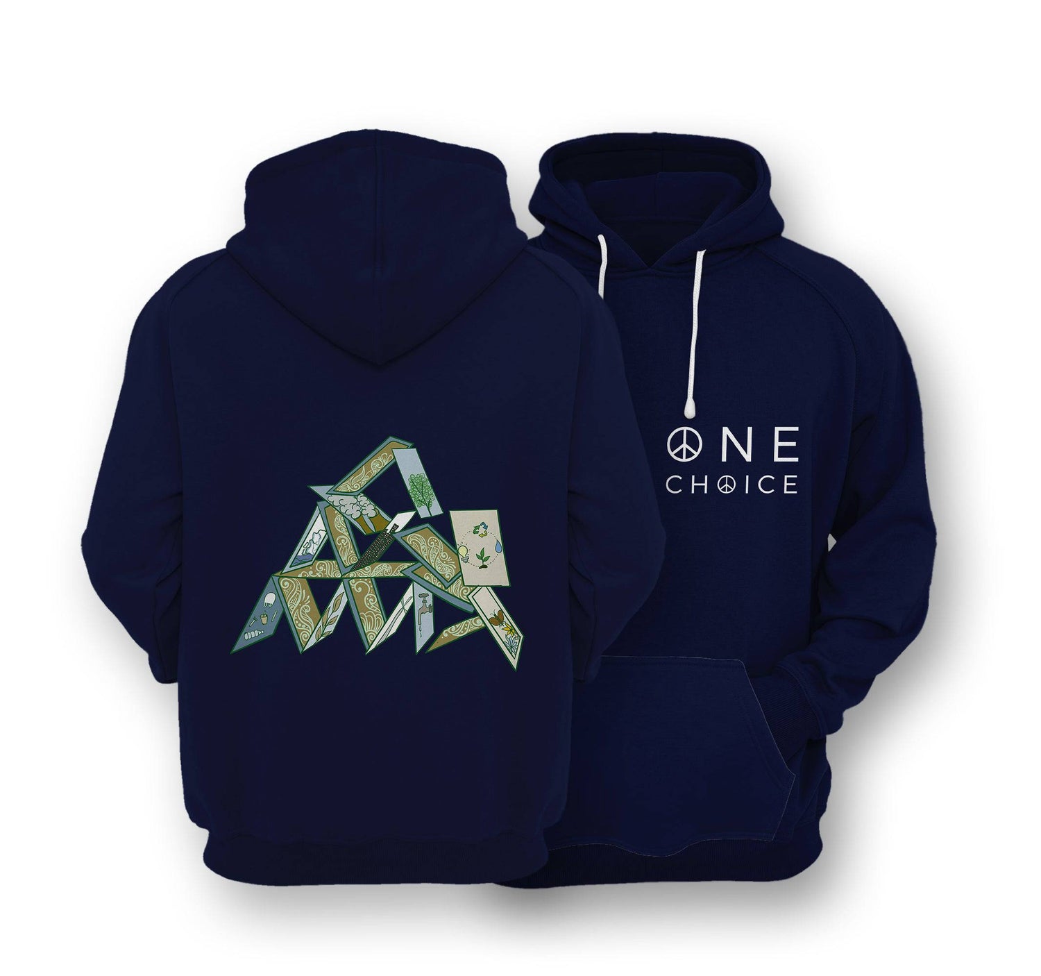 Sustainable Hoodie - House Of Cards - One Choice Apparel