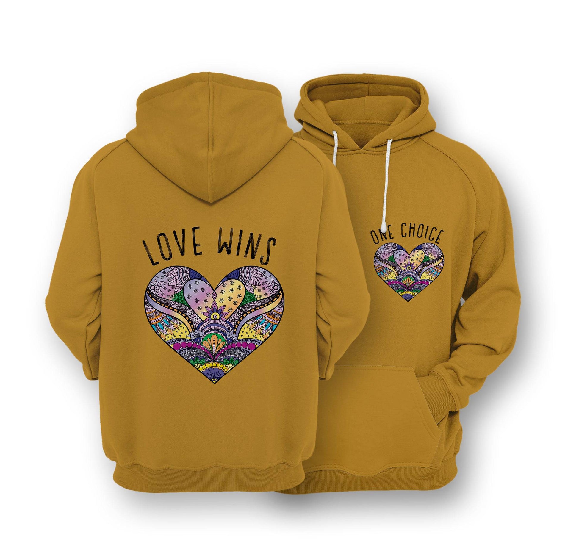 Sustainable Hoodie - Love Wins - One Choice Apparel