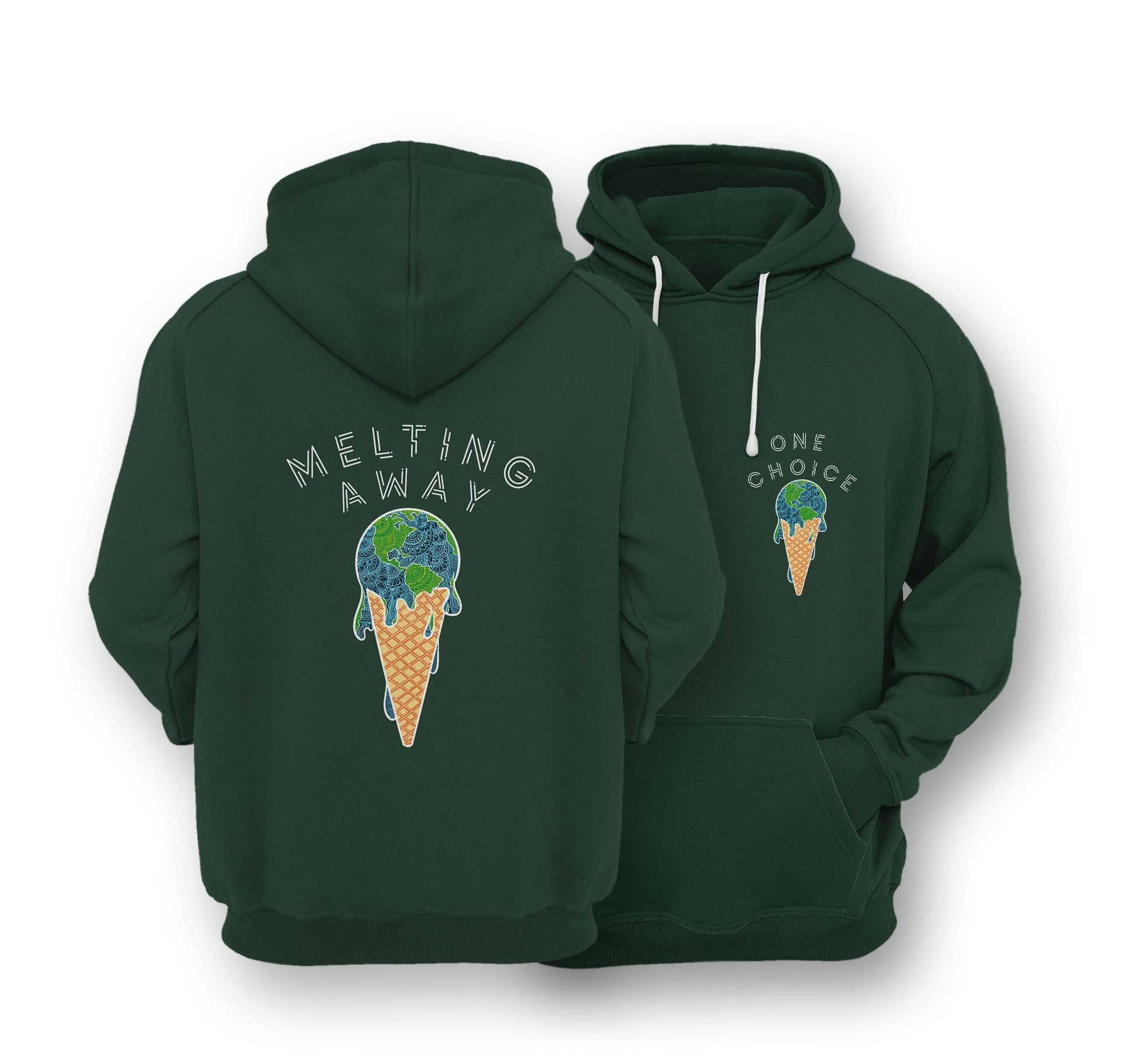 Sustainable Hoodie - Melting Away - One Choice Apparel