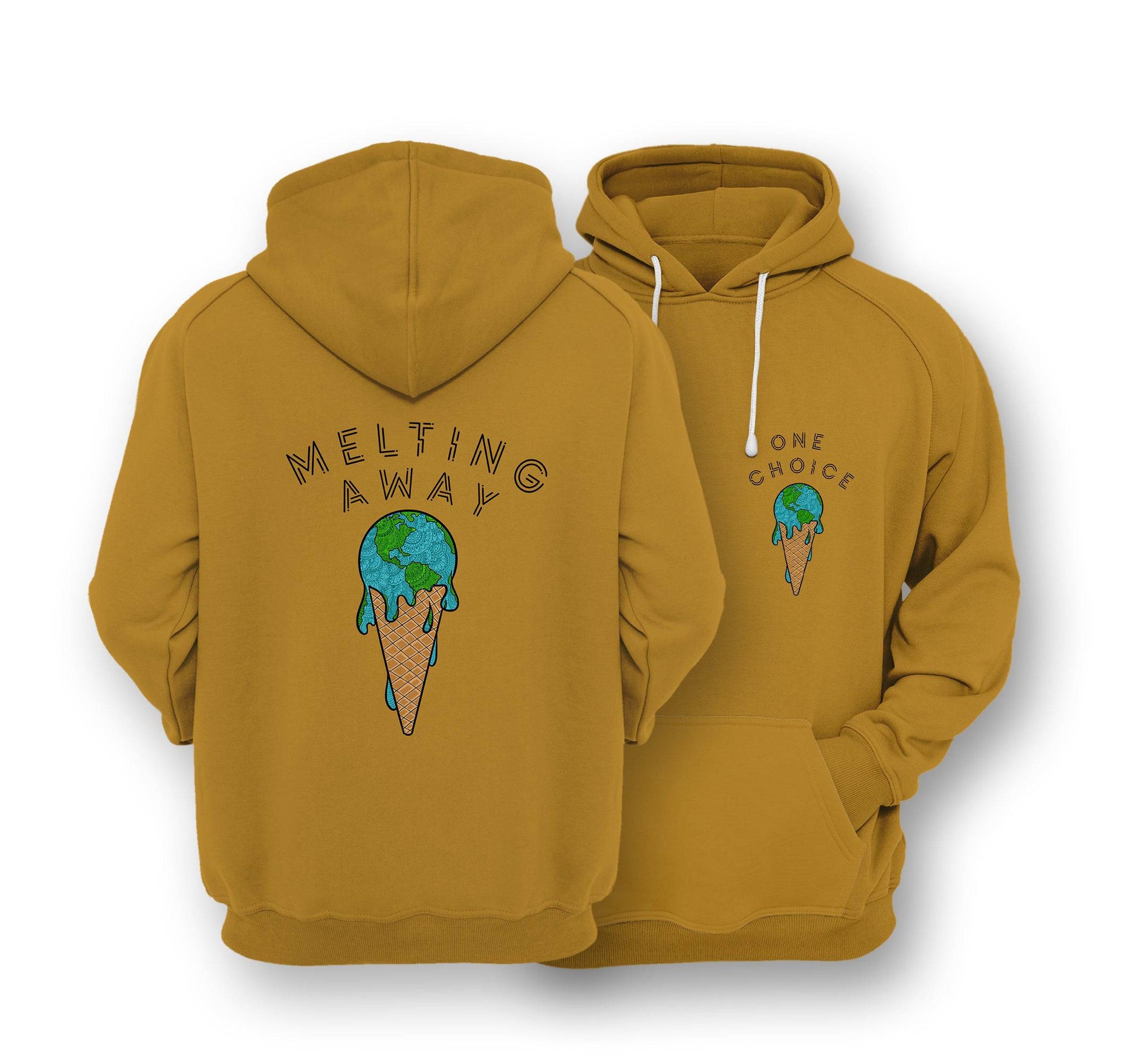 Sustainable Hoodie - Melting Away - One Choice Apparel