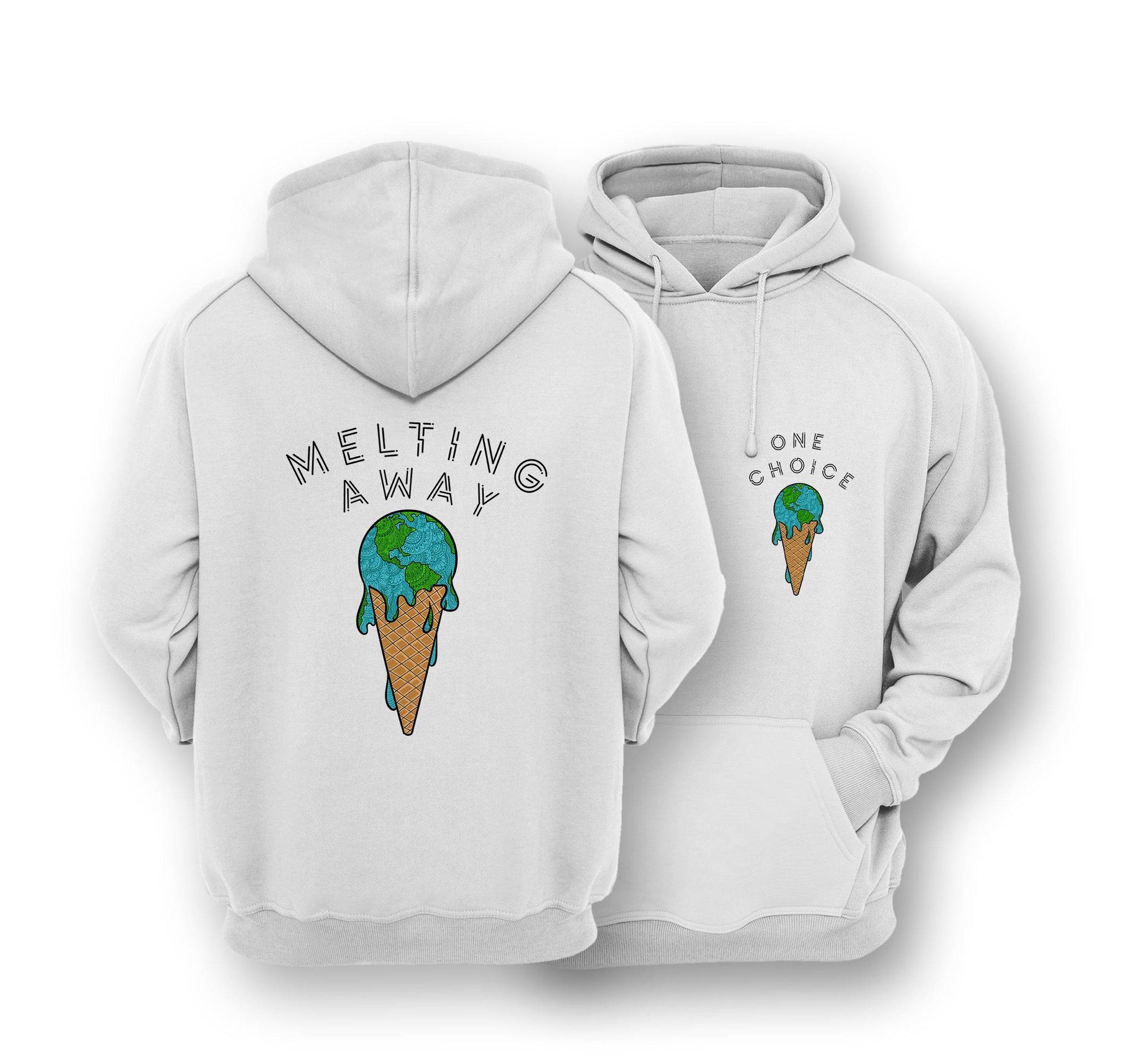 Sustainable Hoodie - Melting Away - One Choice Apparel