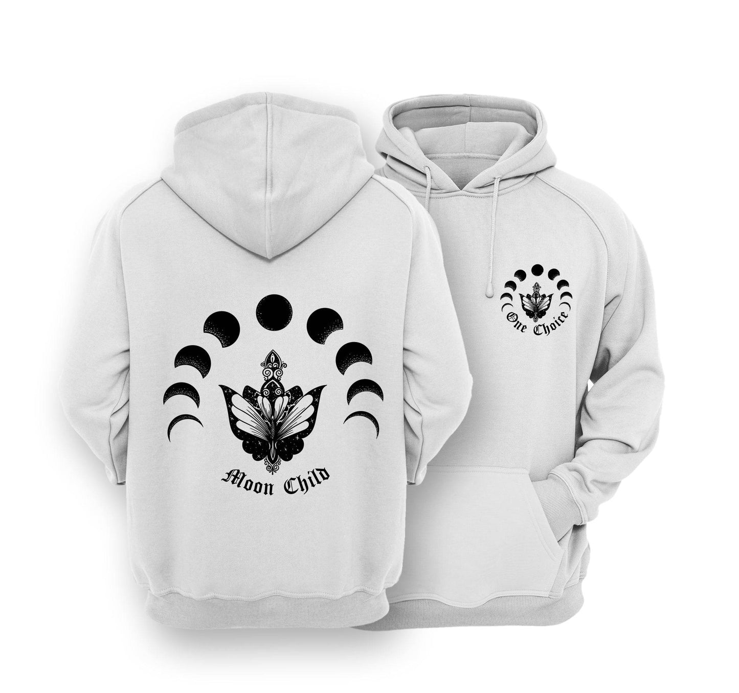 Sustainable Hoodie - Moon Child - One Choice Apparel