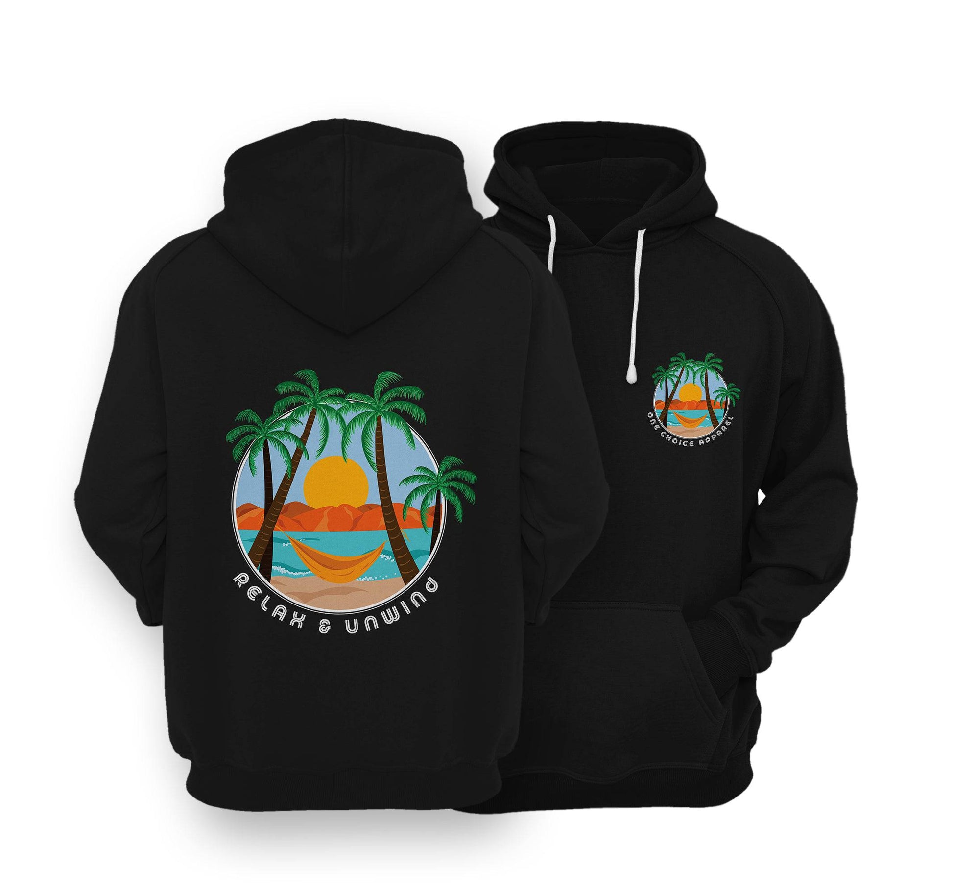 Sustainable Hoodie - Relax & Unwind - One Choice Apparel