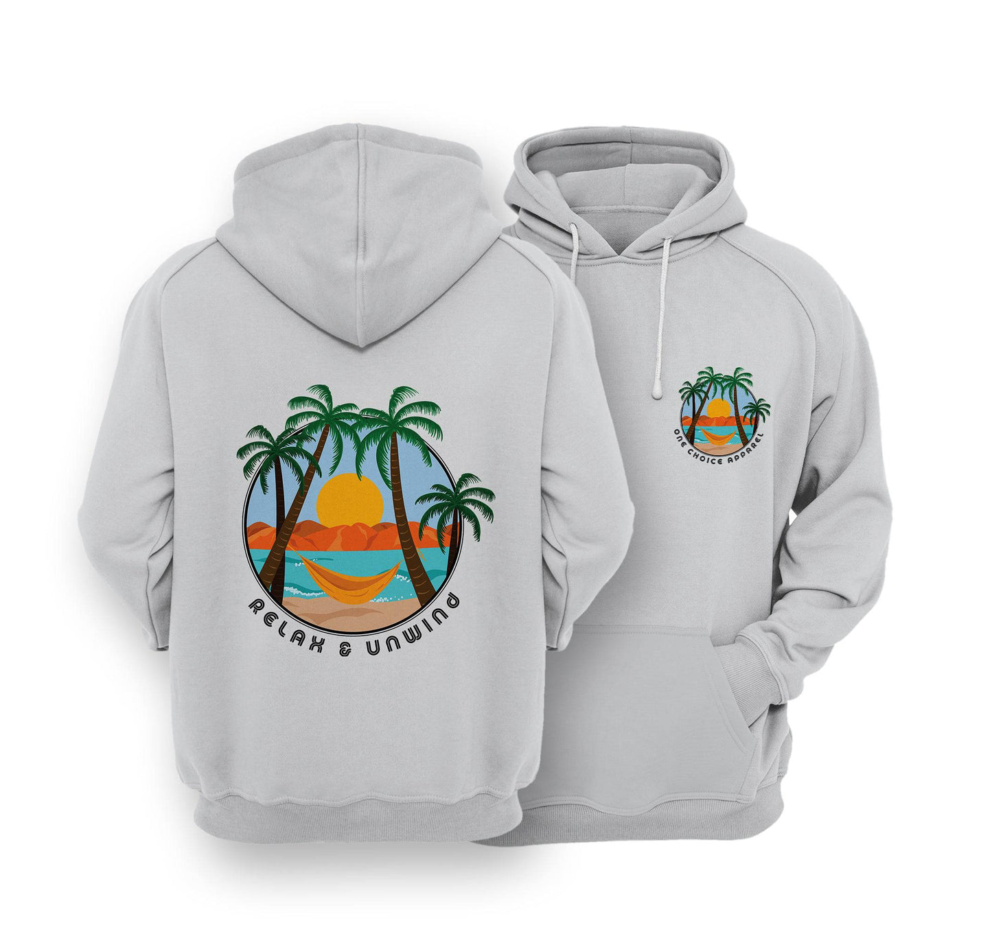Sustainable Hoodie - Relax & Unwind - One Choice Apparel
