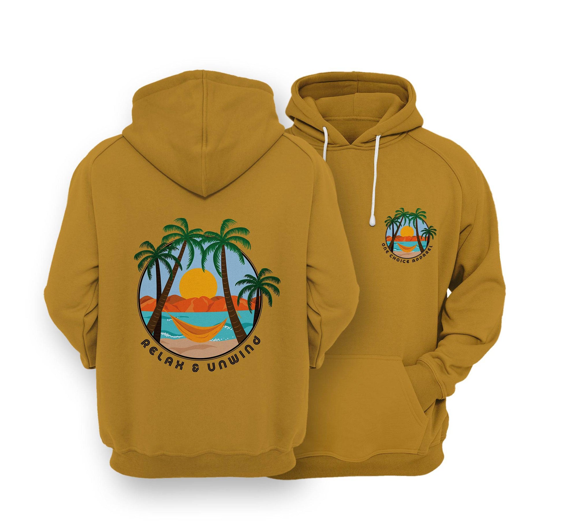 Sustainable Hoodie - Relax & Unwind - One Choice Apparel