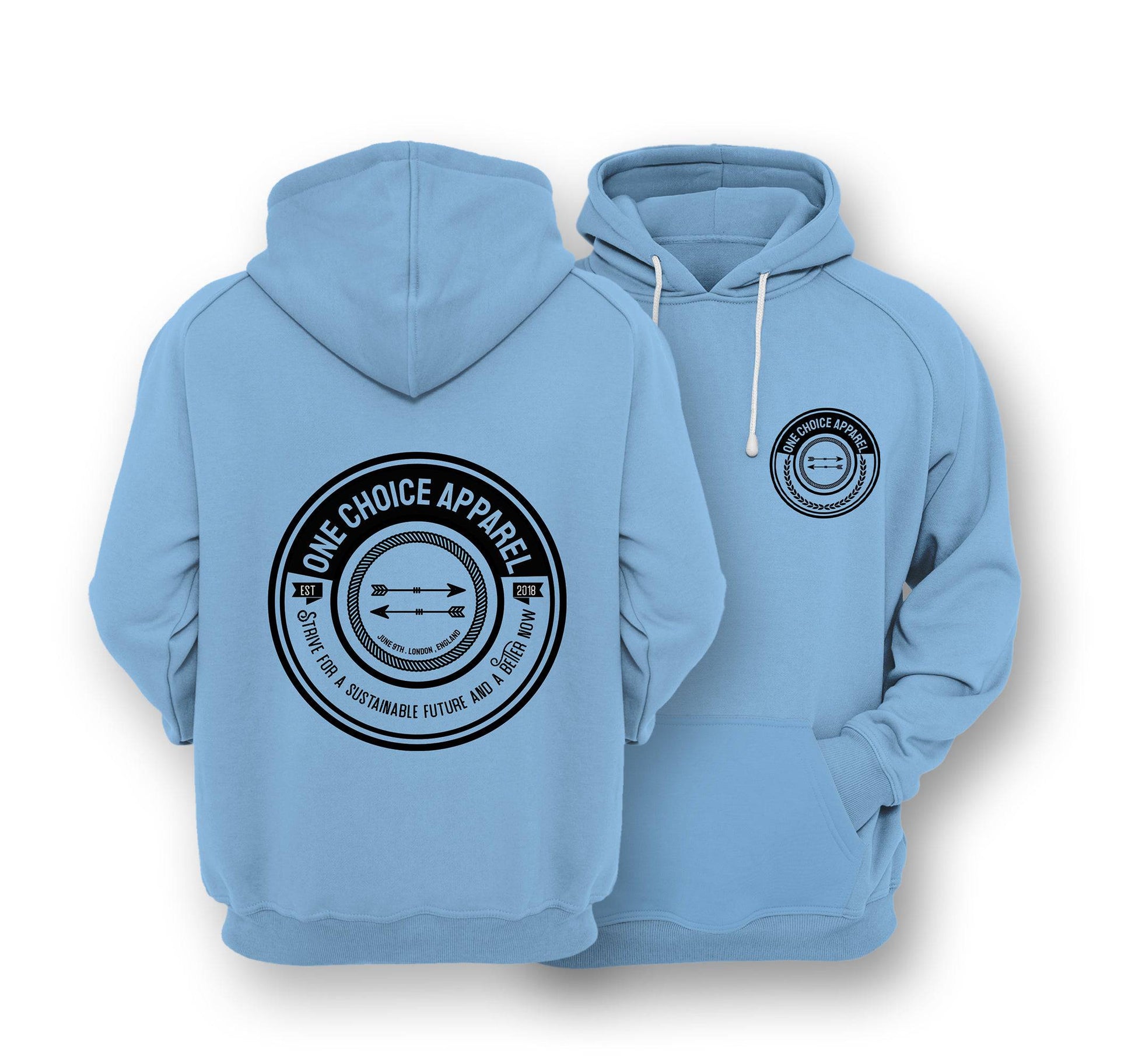 Sustainable Hoodie - Strive - One Choice Apparel