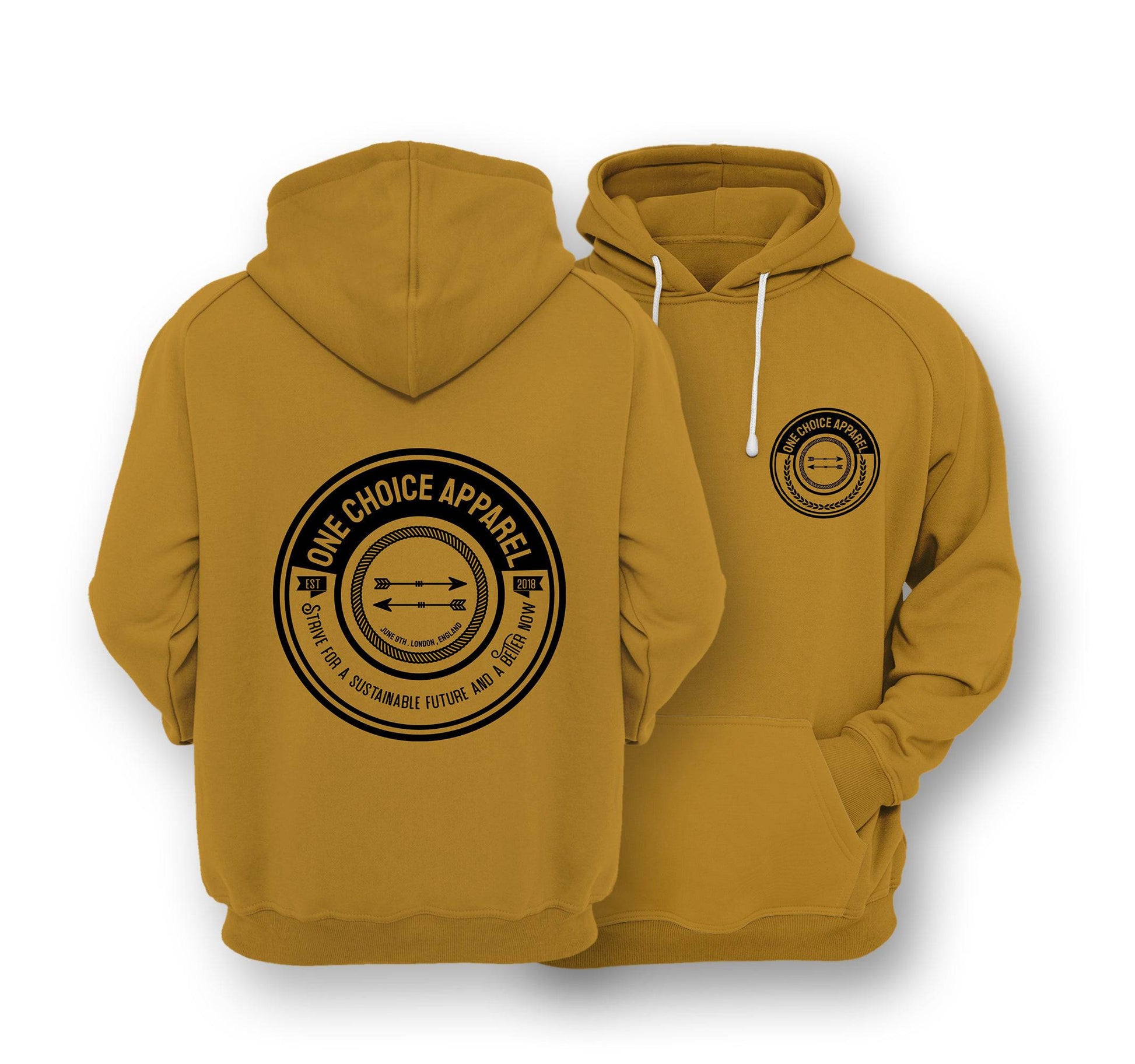 Sustainable Hoodie - Strive - One Choice Apparel