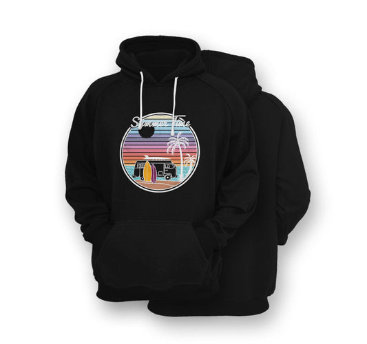 Sustainable Hoodie - Summer Time - Front Print - One Choice Apparel