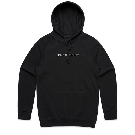 Sustainable Hoodie - Tribe Bar Black - One Choice Apparel