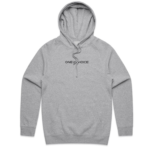 Sustainable Hoodie - Tribe Bar Grey Marl - One Choice Apparel