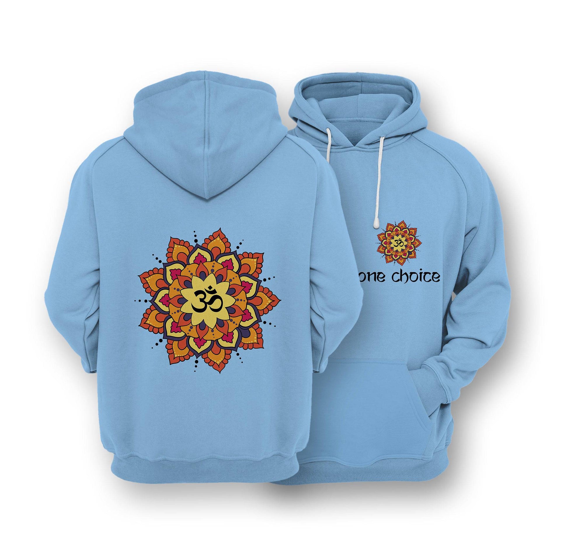 Sustainable Hoodie - Yoga Mandala - One Choice Apparel