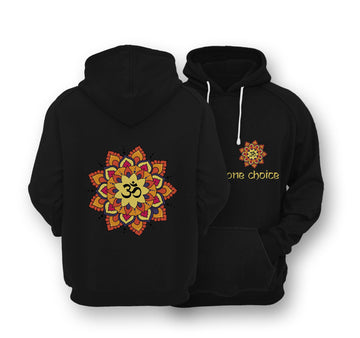 Sustainable Hoodie - Yoga Mandala - One Choice Apparel