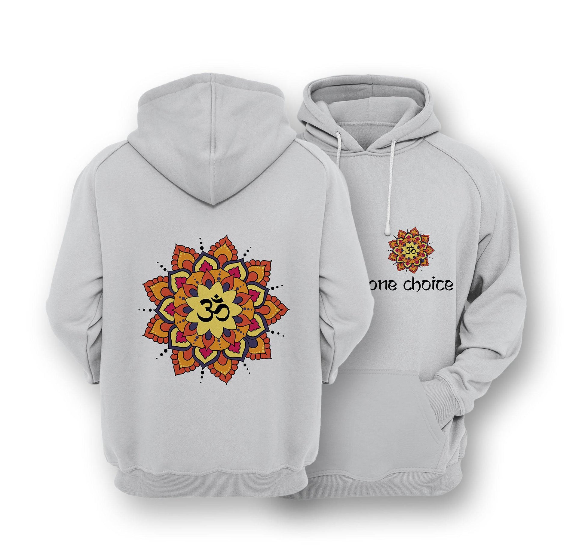 Sustainable Hoodie - Yoga Mandala - One Choice Apparel