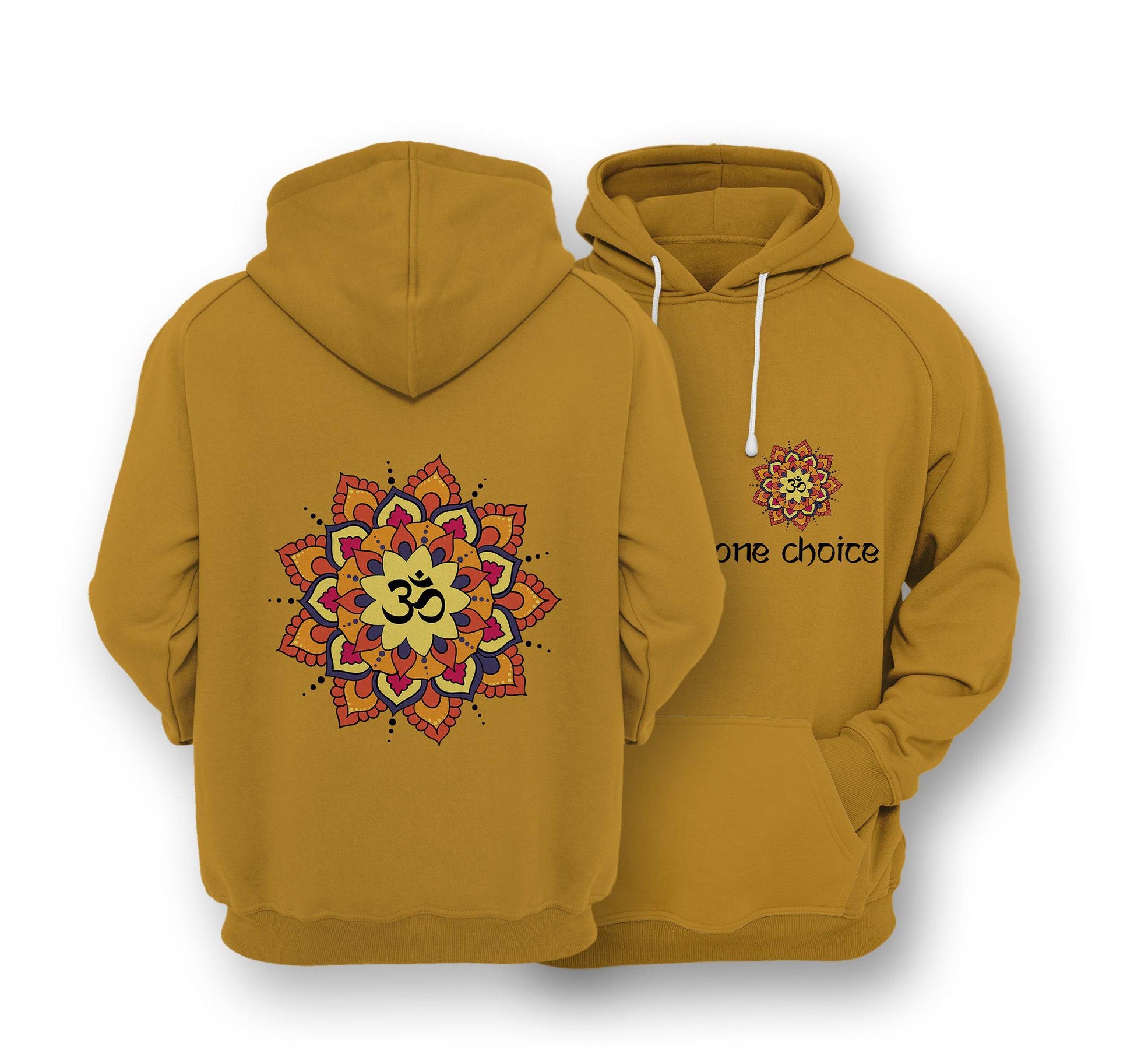 Sustainable Hoodie - Yoga Mandala - One Choice Apparel