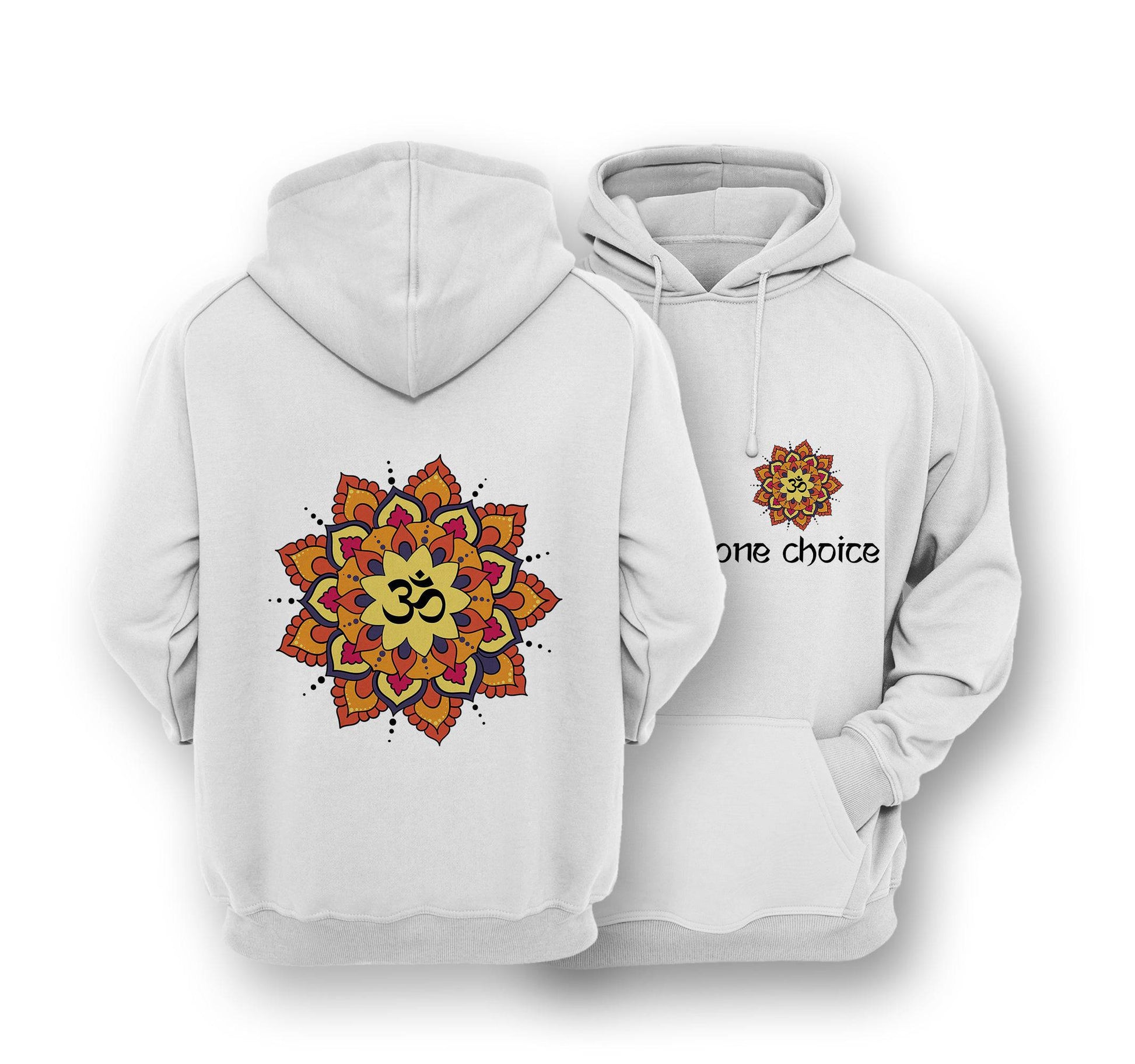 Sustainable Hoodie - Yoga Mandala - One Choice Apparel