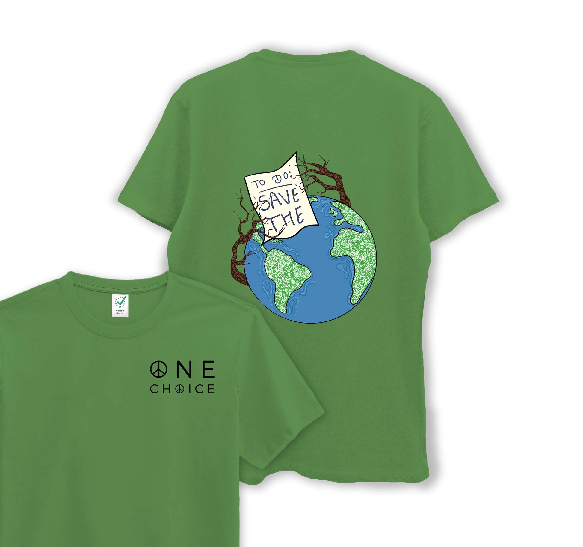 To Do List - Climate Change Collection - Organic Cotton Tee - One Choice Apparel