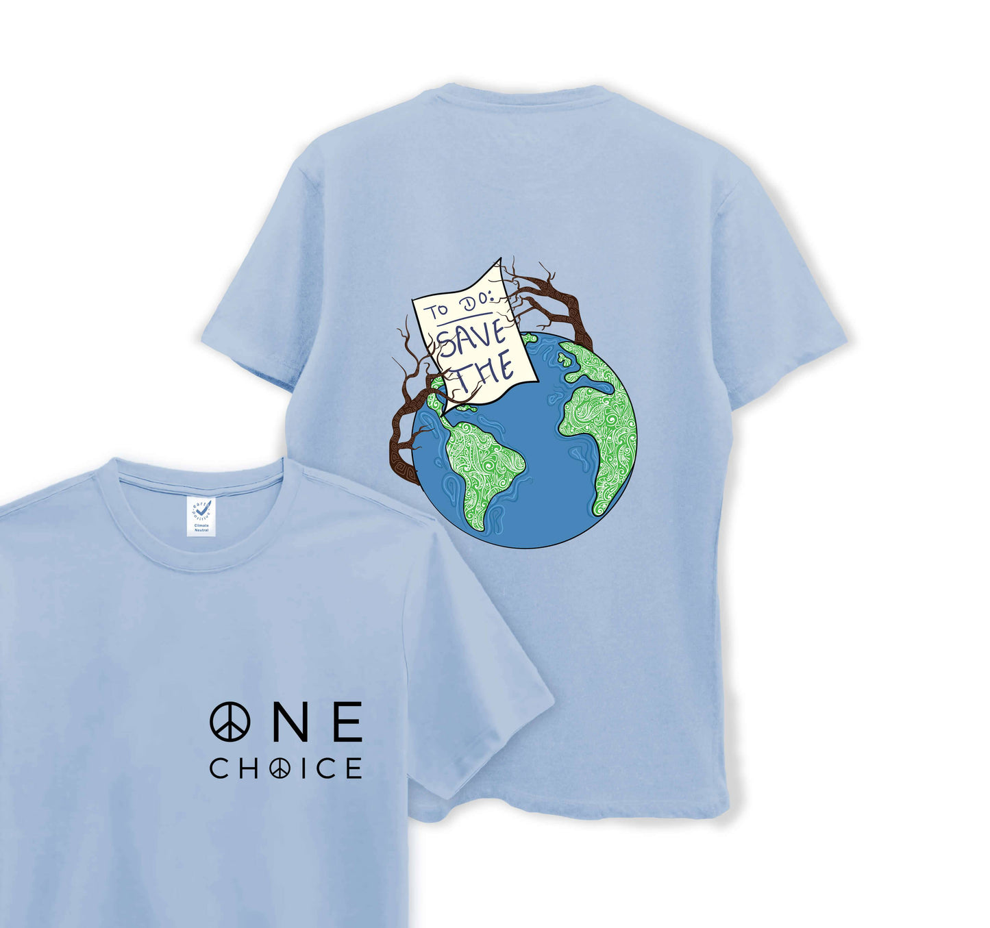 To Do List - Climate Change Collection - Organic Cotton Tee - One Choice Apparel
