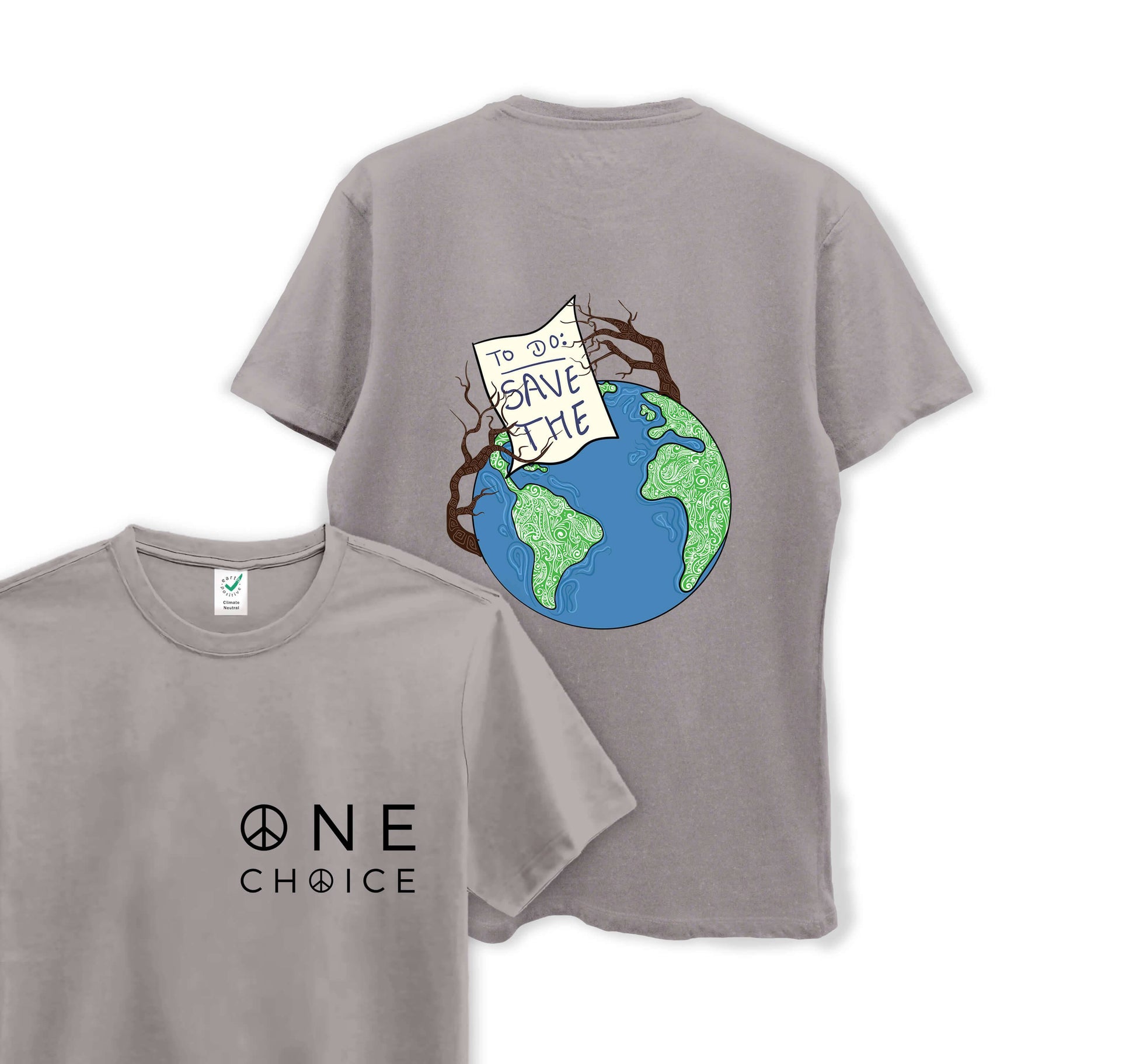To Do List - Climate Change Collection - Organic Cotton Tee - One Choice Apparel