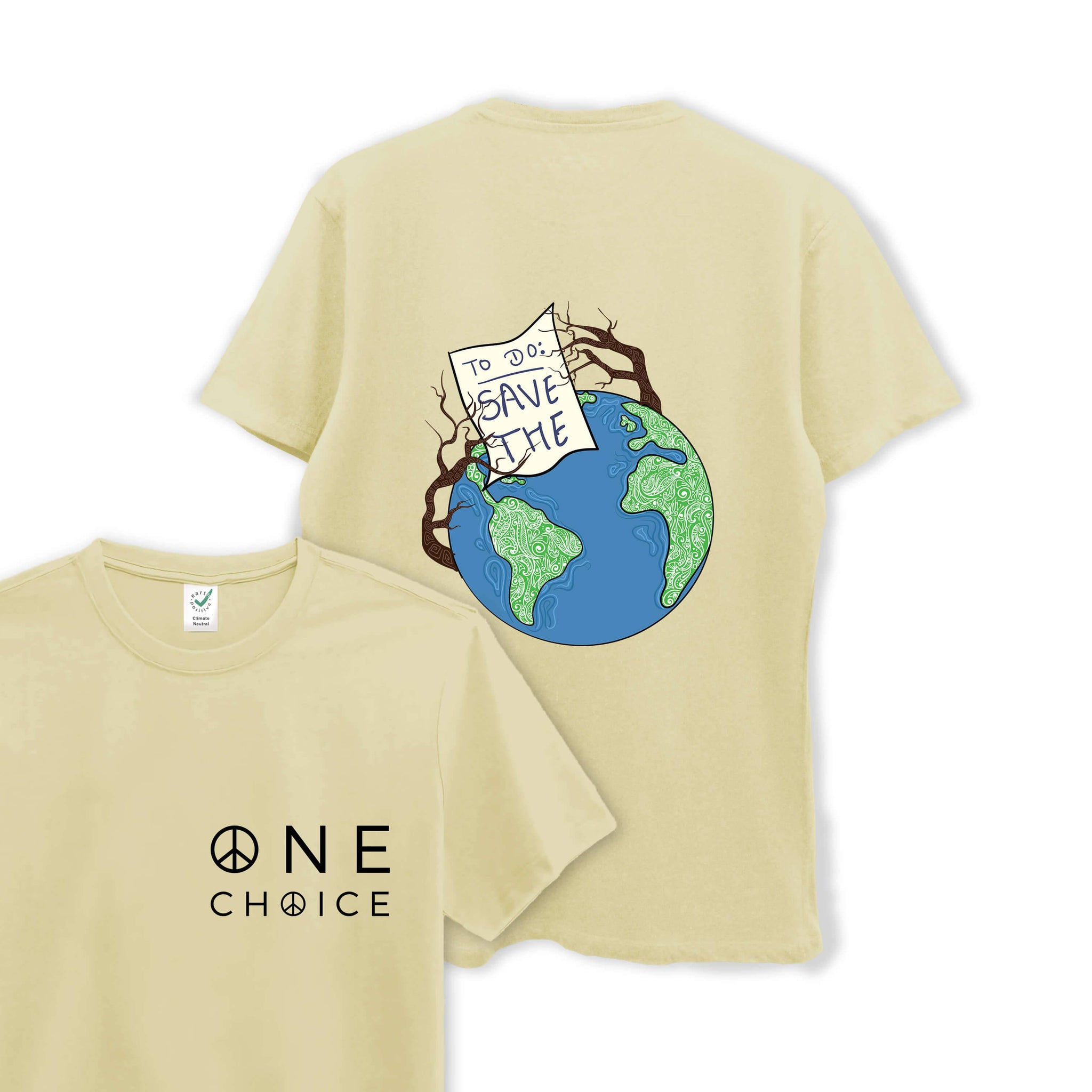 To Do List - Climate Change Collection - Organic Cotton Tee - One Choice Apparel