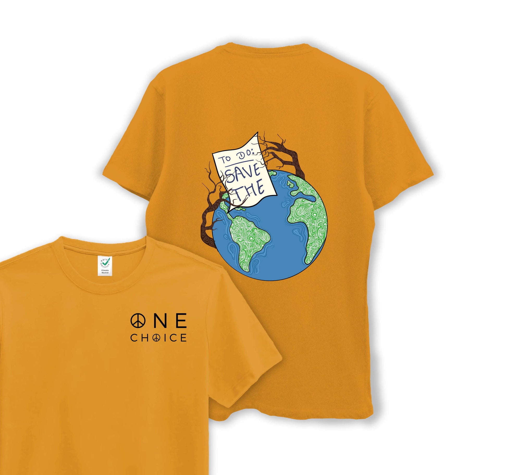 To Do List - Climate Change Collection - Organic Cotton Tee - One Choice Apparel