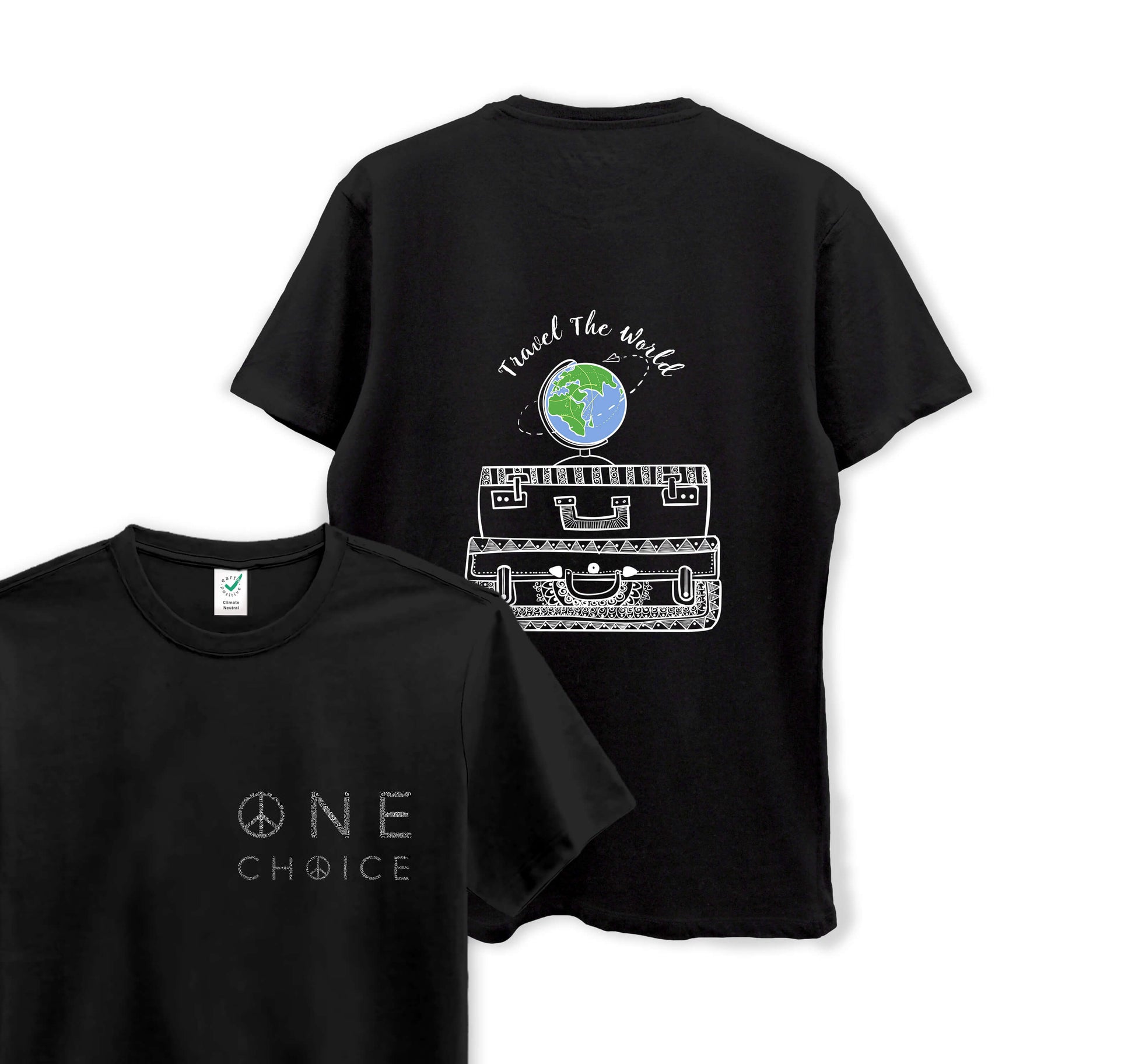 Travel The World - Travel Collection - Organic Cotton Tee - One Choice Apparel