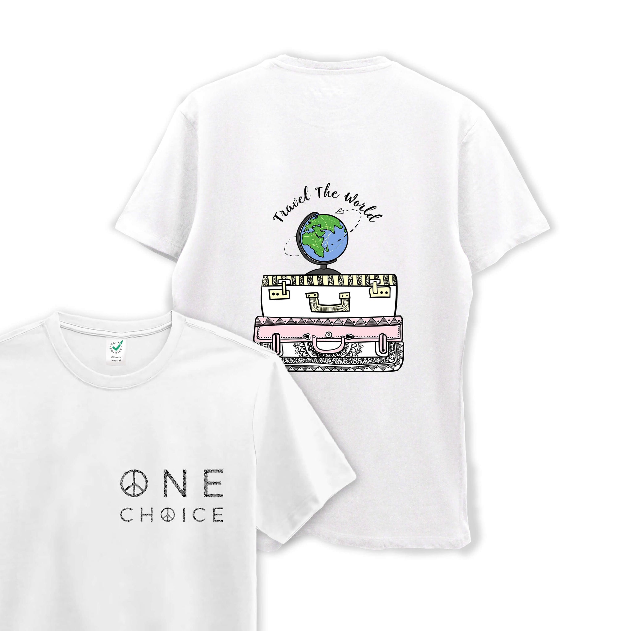 Travel The World - Travel Collection - Organic Cotton Tee - One Choice Apparel