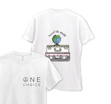 Travel The World - Travel Collection - Organic Cotton Tee - One Choice Apparel