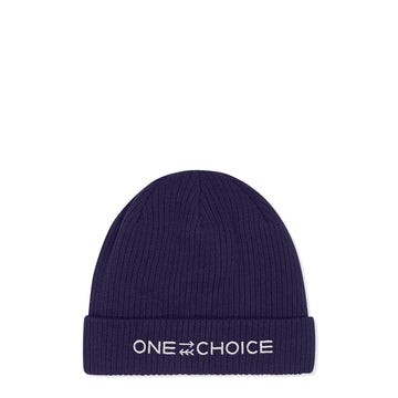 Tribe Bar Navy Beanie - Organic Cotton - One Choice Apparel