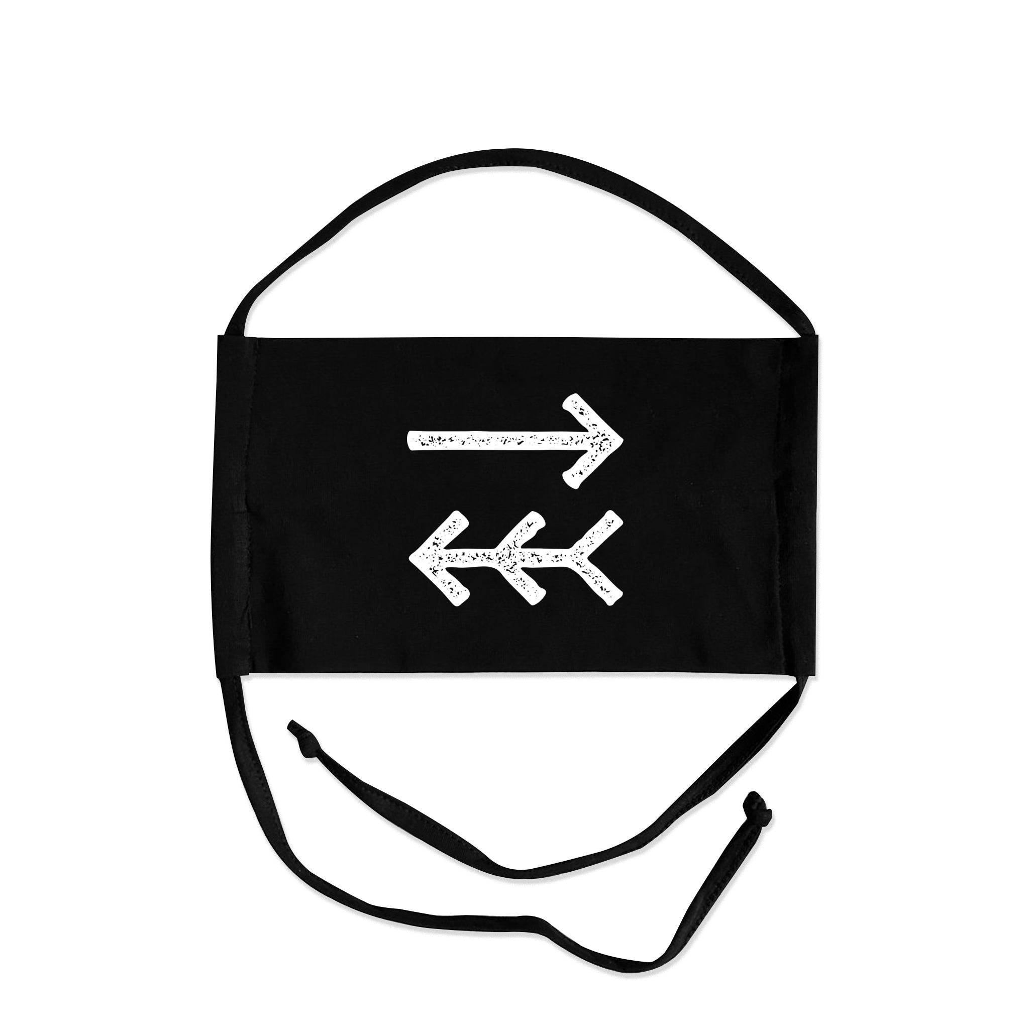 Tribe Black Face Mask - One Choice Apparel