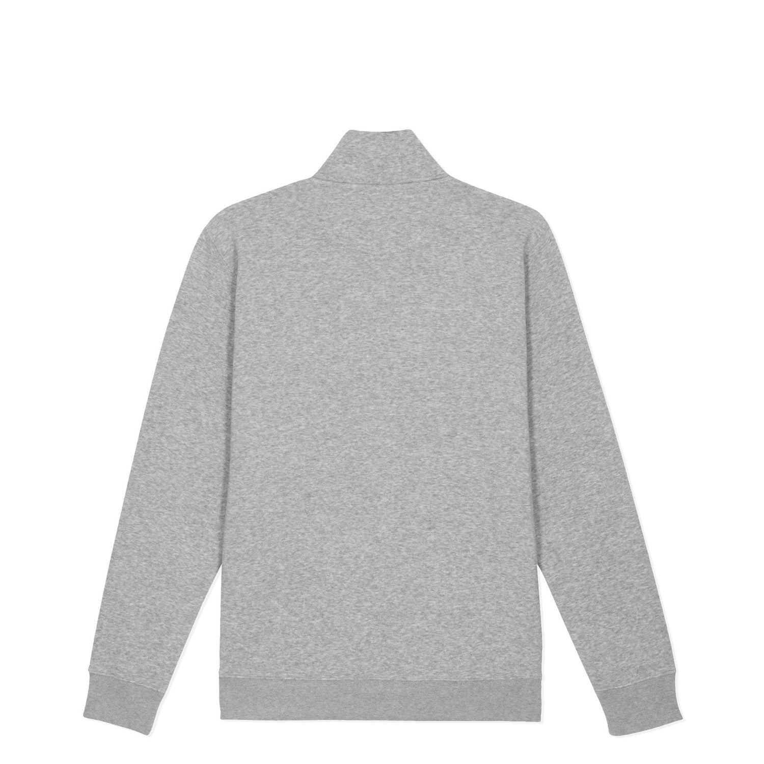 Tribe Core Grey Marl Quarter Zip - Organic Cotton Sweatshirt - One Choice Apparel