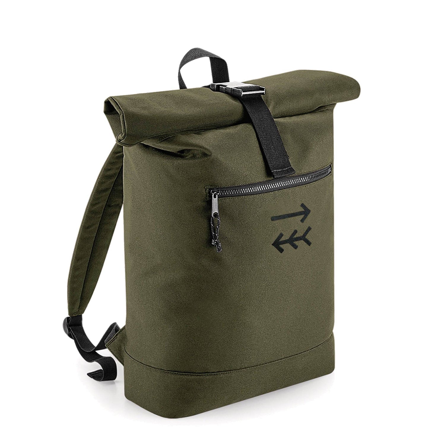 Tribe Core Khaki Roll Top Backpack - One Choice Apparel