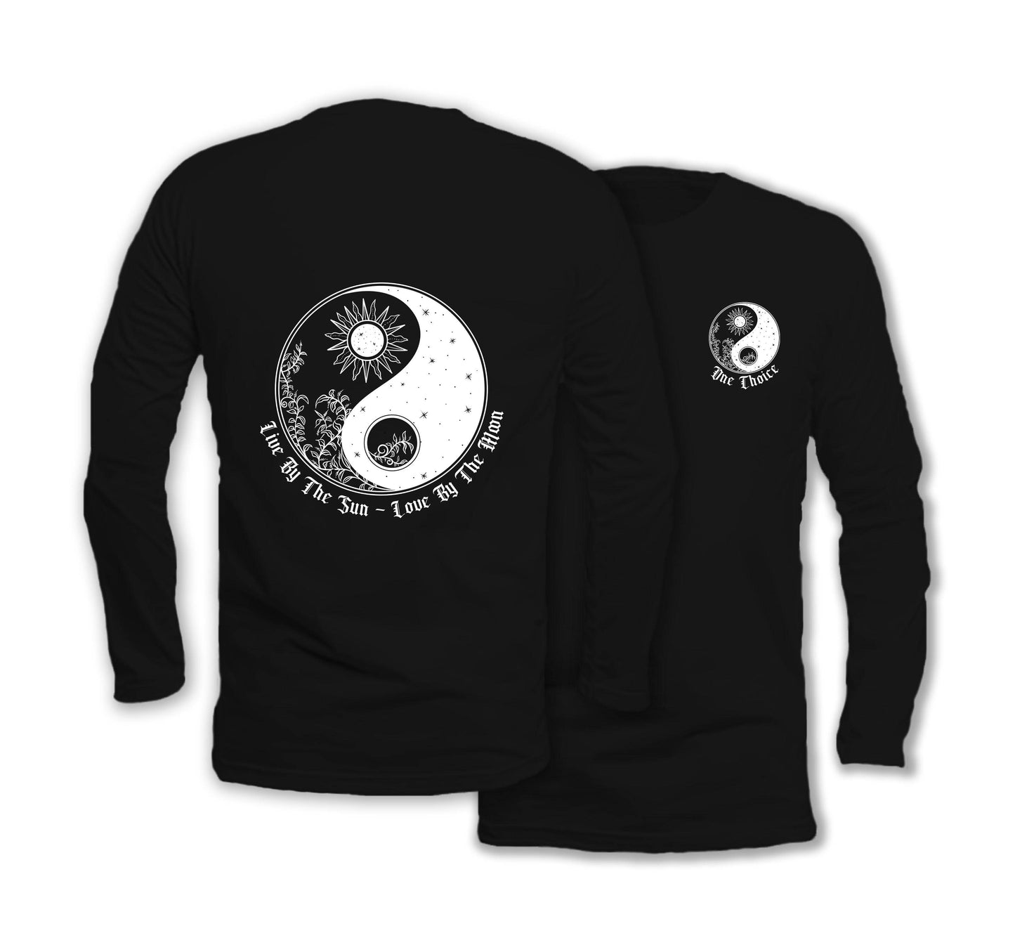 Yin Yang - Long Sleeve Organic Cotton T-Shirt - One Choice Apparel